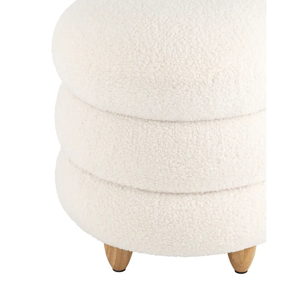 Фото 8 Пуф с ящиком Stool Group Винни L 42x45x42 см цвет бежевый