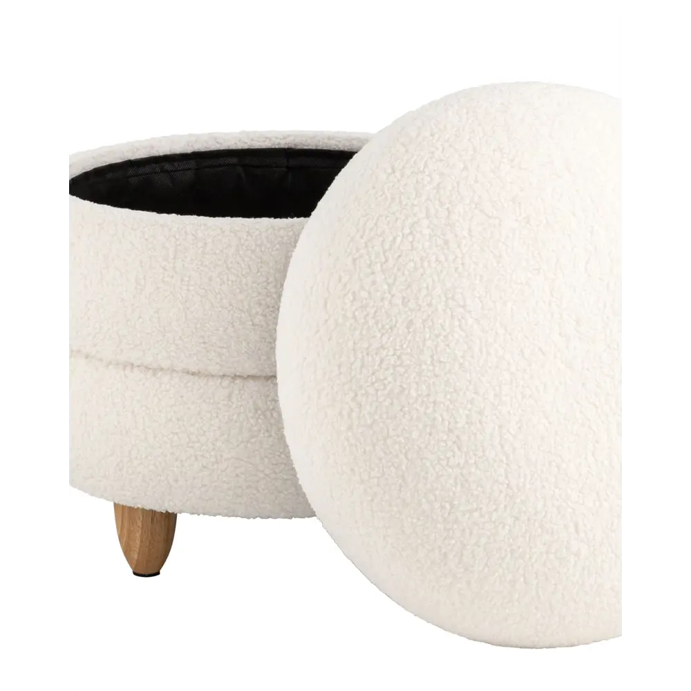 Фото 6 Пуф с ящиком Stool Group Винни L 42x45x42 см цвет бежевый