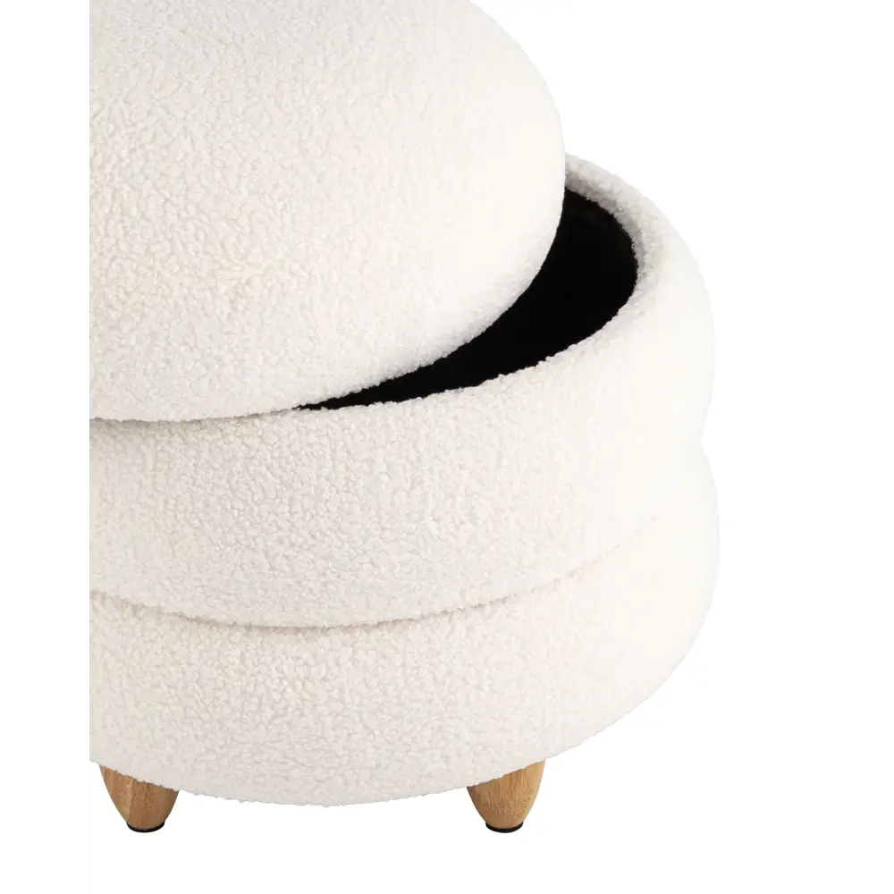 Фото 7 Пуф с ящиком Stool Group Винни L 42x45x42 см цвет бежевый