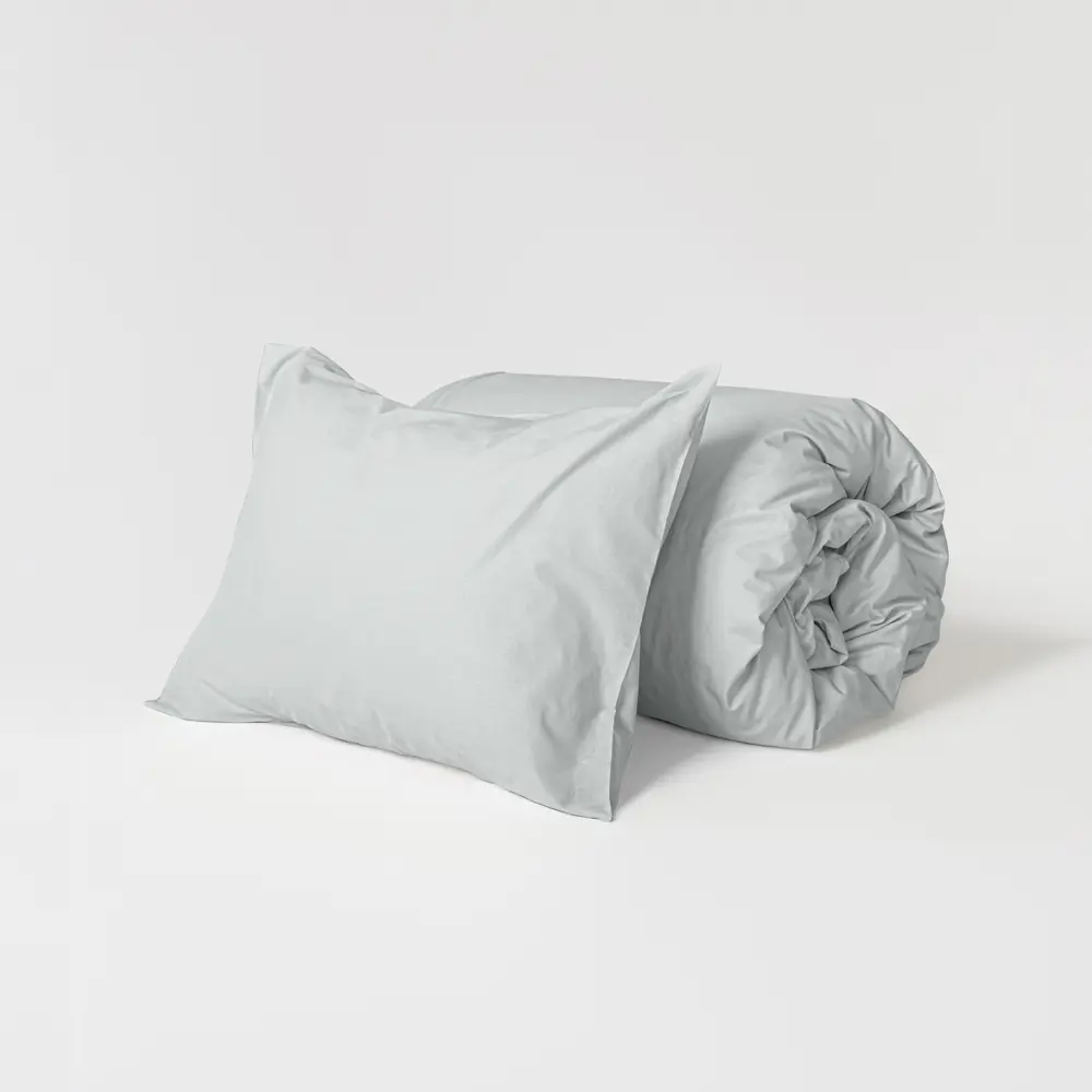 Фото 4 Комплект постельного белья Morфeus Crystal Gray p50803, евро, хлопок цвет серый