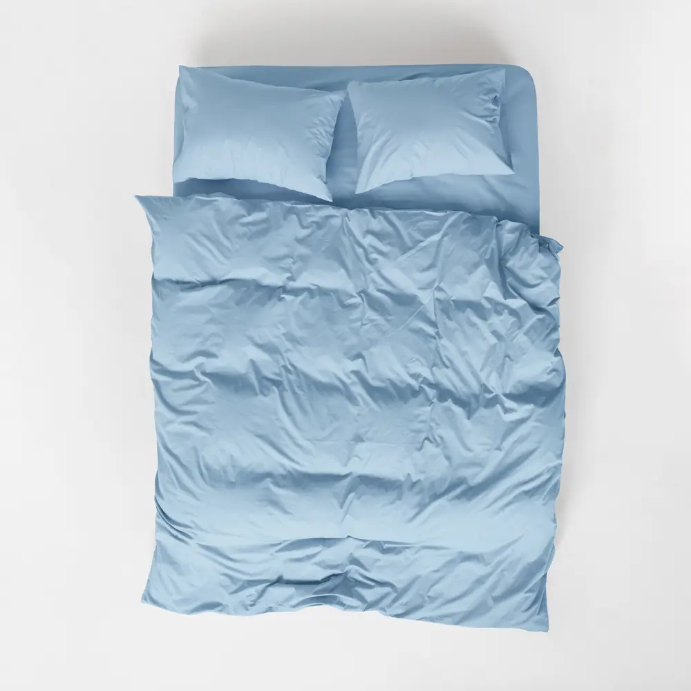 Фото 2 Комплект постельного белья Morфeus Blue Stone p50502, двуспальный, хлопок цвет синий