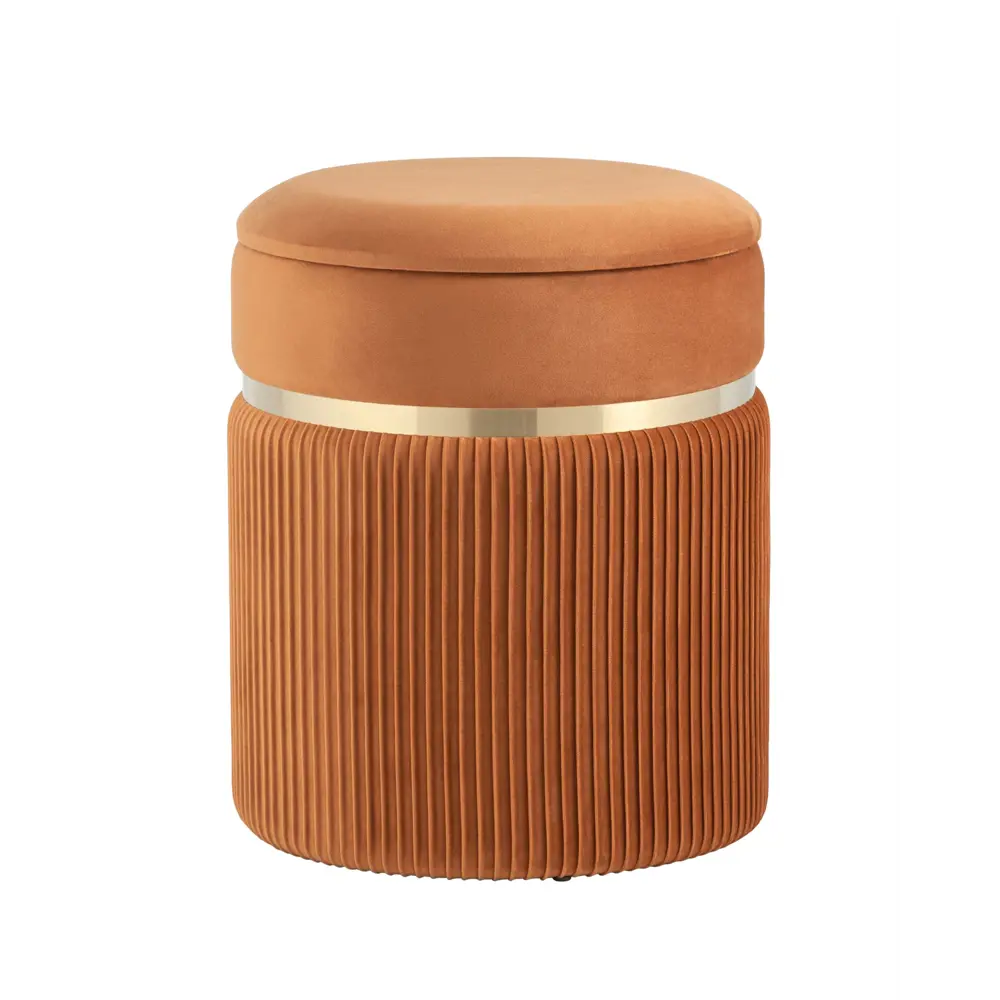 Фото 2 Пуф Stool Group Миранда 36x44x36 см цвет оранжевый