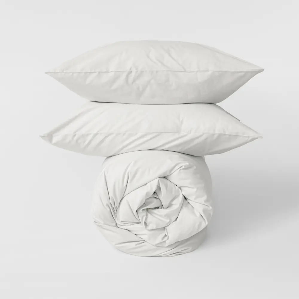 Фото Комплект постельного белья Morфeus Snow White p51102, двуспальный, хлопок цвет белый
