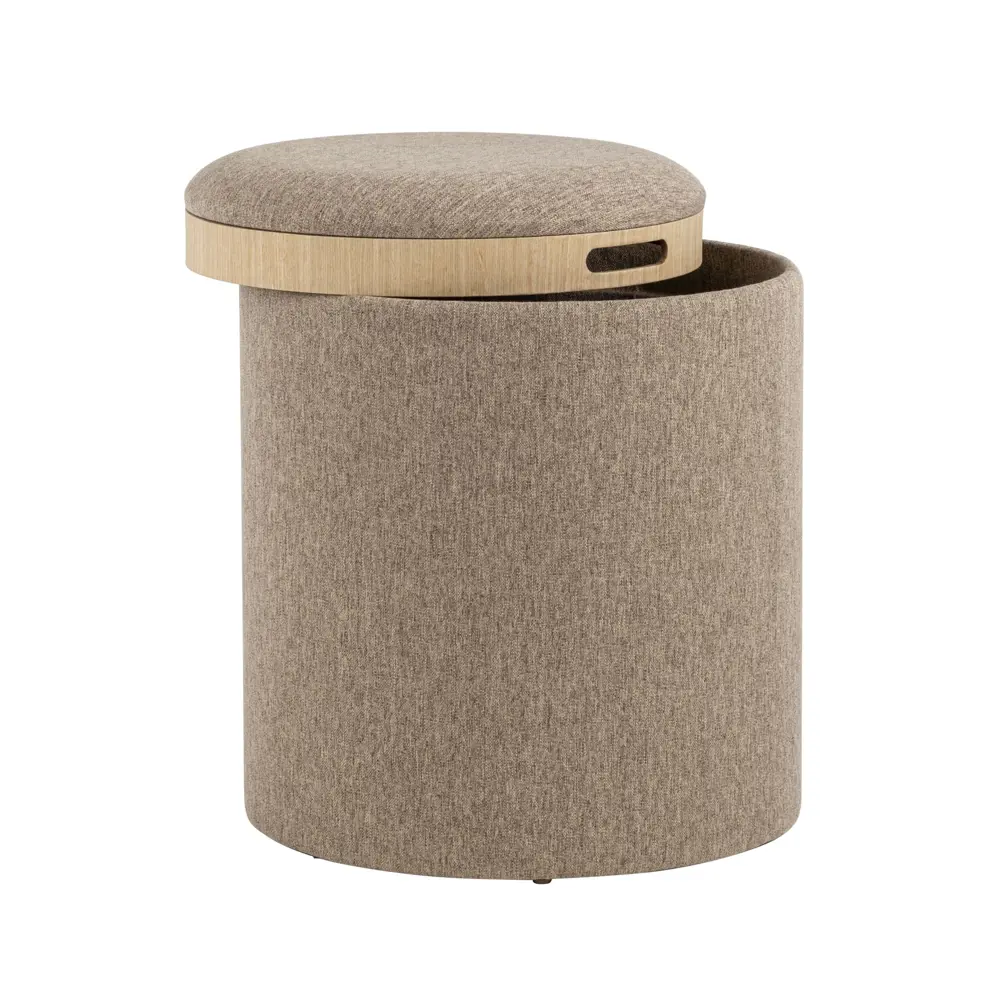 Фото 4 Пуф Stool Group Хюгге s 39x39x39 см цвет бежевый Фото 4 Пуф Stool Group Хюгге s 39x39x39 см цвет бежевый