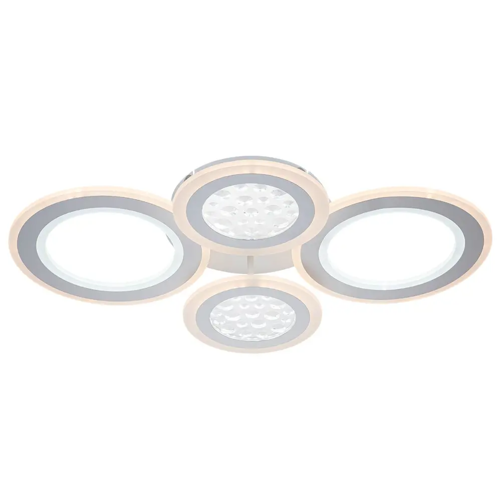 Фото 3 Люстра потолочная светодиодная ESCADA 10267/4LED 30 м² нейтральный белый свет цвет белый Фото 3 Люстра потолочная светодиодная ESCADA 10267/4LED 30 м² нейтральный белый свет цвет белый