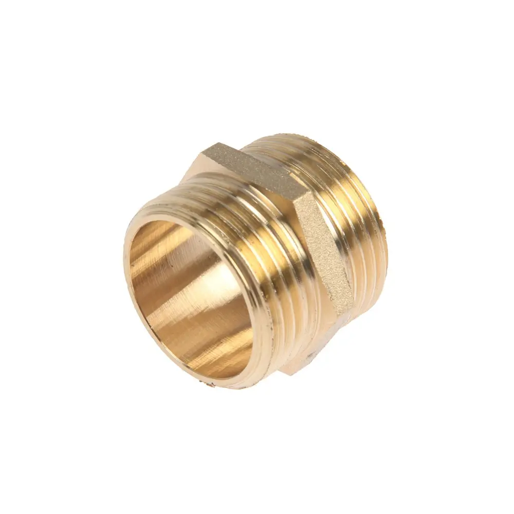 Фото Ниппель Zein 1"x1" НР нержавеющая сталь