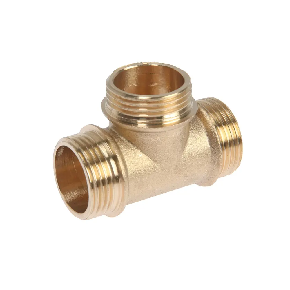 Фото 2 Тройник Zein 3/4"x3/4"x3/4" НР нержавеющая сталь