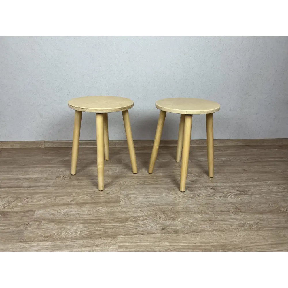 Фото 2 Комплект табуретов 2 шт Solarius TabTesFan-2 45x35x35 см дерево цвет бежевый Фото 2 Комплект табуретов 2 шт Solarius TabTesFan-2 45x35x35 см дерево цвет бежевый