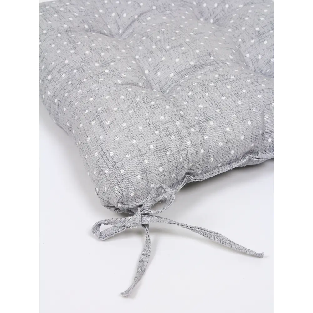 Фото 3 Подушка на стул Lizzy Home 35x35 см цвет серый в горошек Фото 3 Подушка на стул Lizzy Home 35x35 см цвет серый в горошек