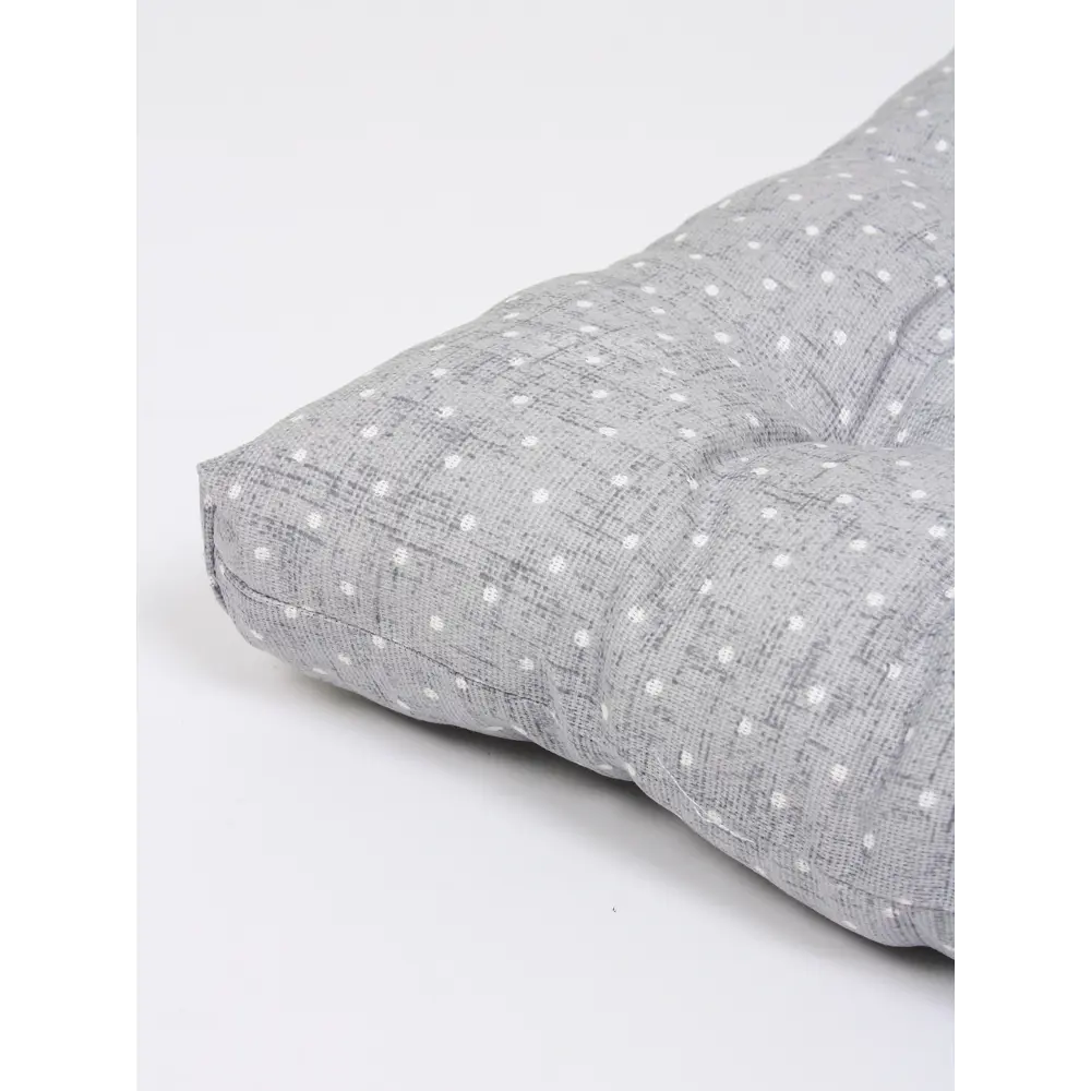Фото 4 Подушка на стул Lizzy Home 35x35 см цвет серый в горошек Фото 4 Подушка на стул Lizzy Home 35x35 см цвет серый в горошек