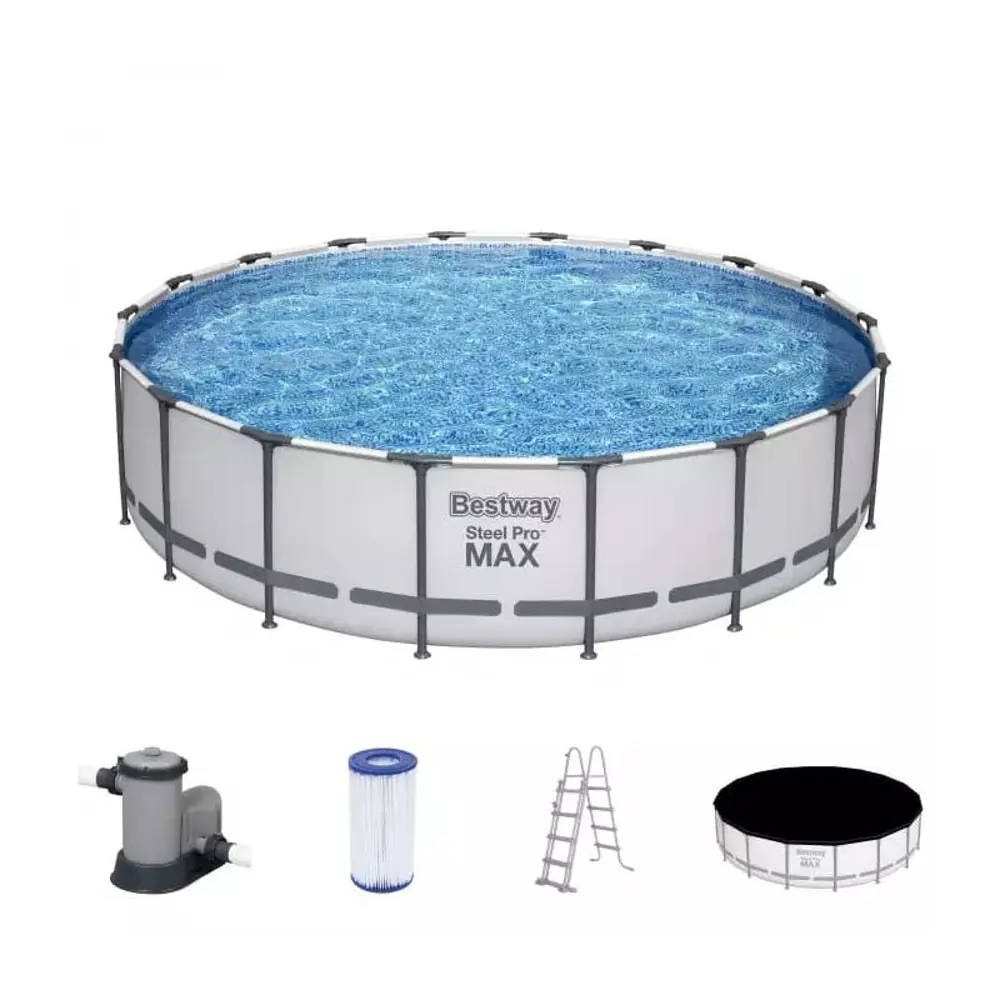 Фото Каркасный бассейн Bestway 56462 bw 5.49 м x 1.22 м 23062 л Фото Каркасный бассейн Bestway 56462 bw 5.49 м x 1.22 м 23062 л