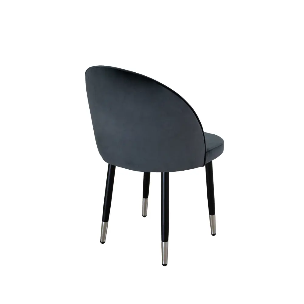 Фото 3 Кухонный стул Bascor Bm-gr-chs 80x45x48 см велюр цвет графитовый серый Фото 3 Кухонный стул Bascor Bm-gr-chs 80x45x48 см велюр цвет графитовый серый