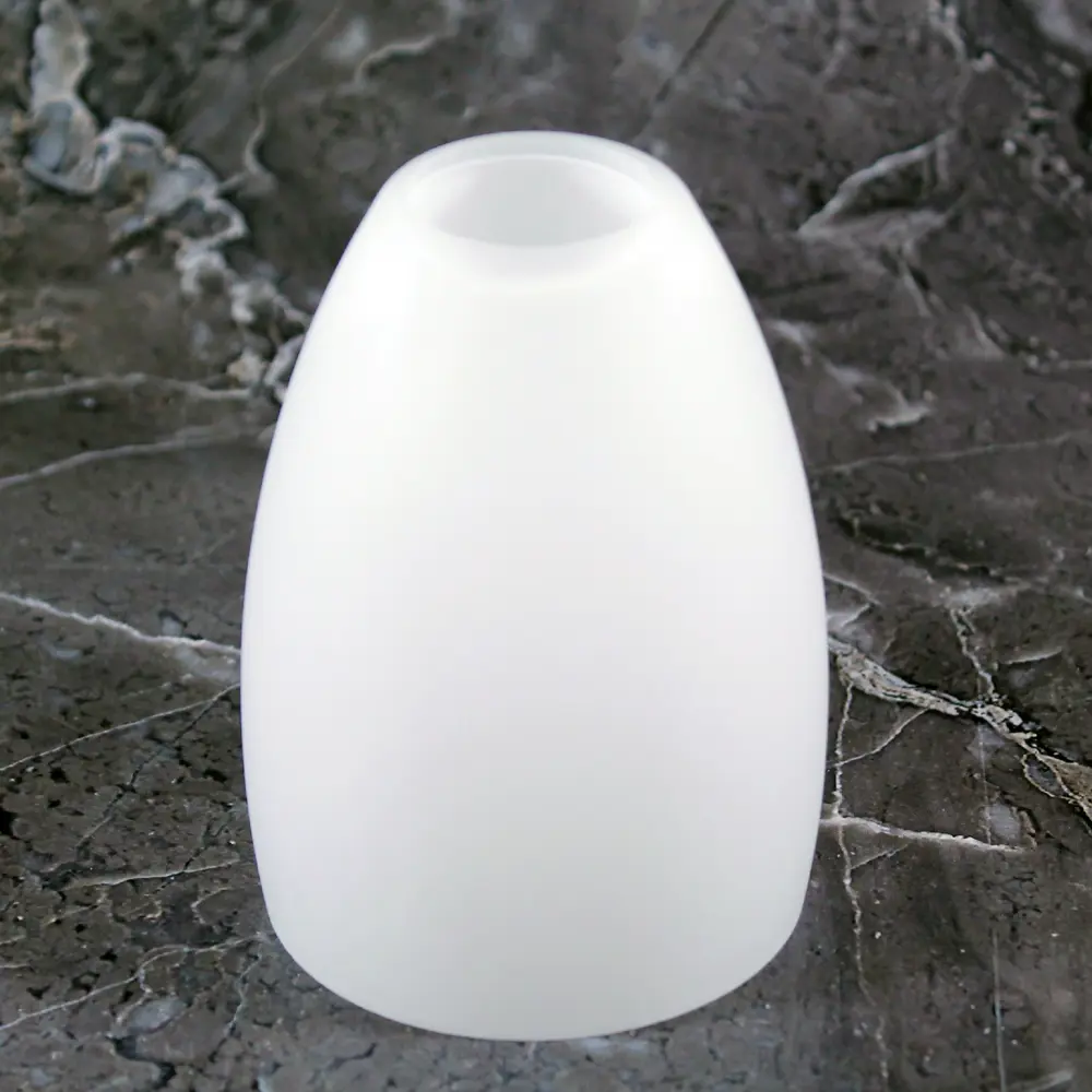 Фото 4 Плафон NINAGLASS 1070000402_ стеклянный E14 цвет белый Ø8 см