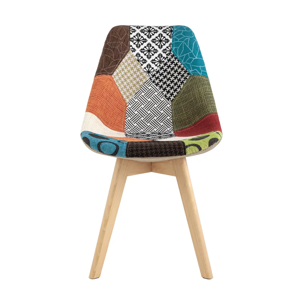 Фото 3 Стул кухонный Стул груп Frankfurt 82x57x48 см экокожа цвет разноцветный Y863 patchwork EAMES Фото 3 Стул кухонный Стул груп Frankfurt 82x57x48 см экокожа цвет разноцветный Y863 patchwork EAMES