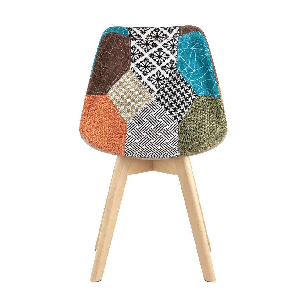 Фото 5 Стул кухонный Стул груп Frankfurt 82x57x48 см экокожа цвет разноцветный Y863 patchwork EAMES Фото 5 Стул кухонный Стул груп Frankfurt 82x57x48 см экокожа цвет разноцветный Y863 patchwork EAMES