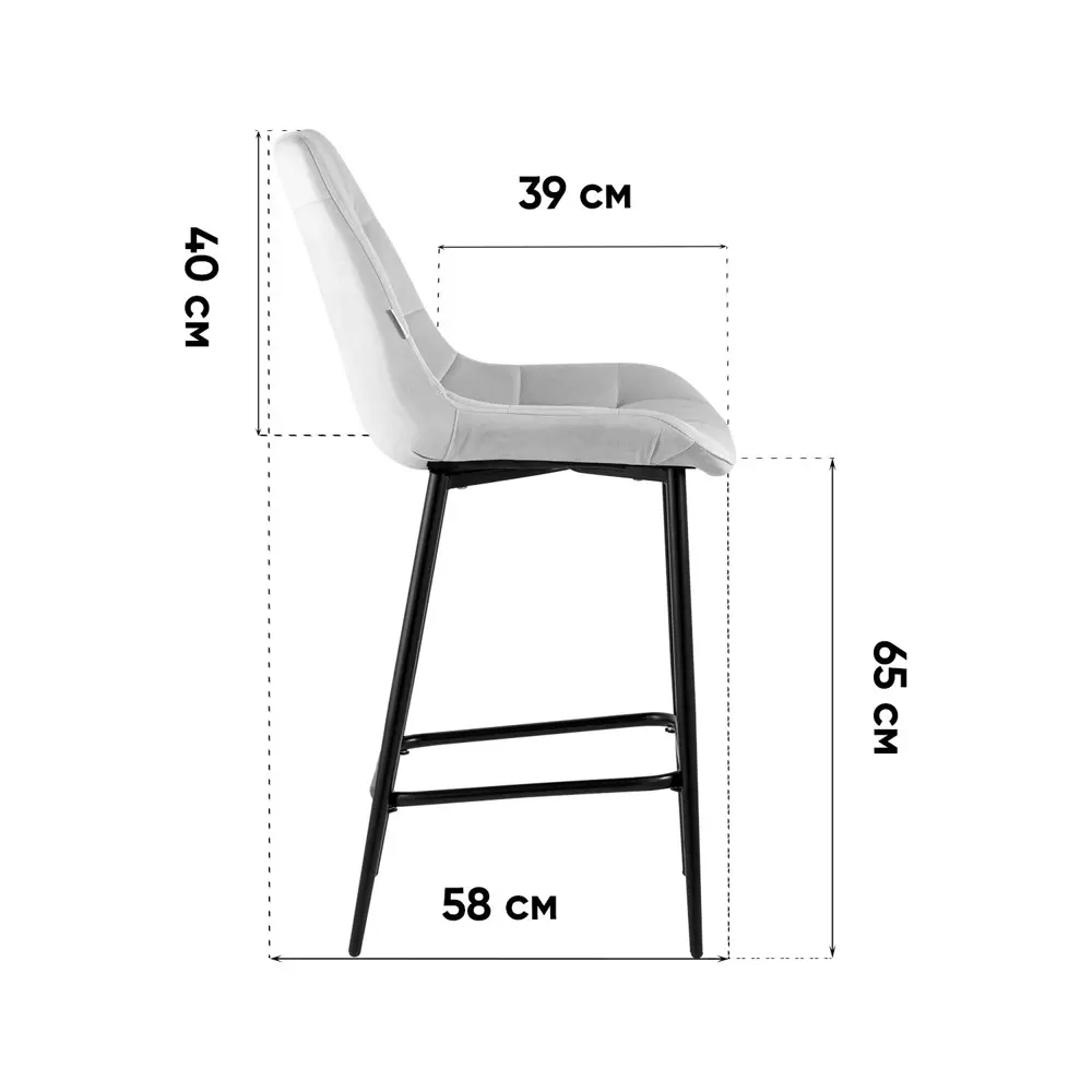 Фото 12 Барный стул Stool Group Флекс 51x105x58 цвет бежевый Фото 12 Барный стул Stool Group Флекс 51x105x58 цвет бежевый