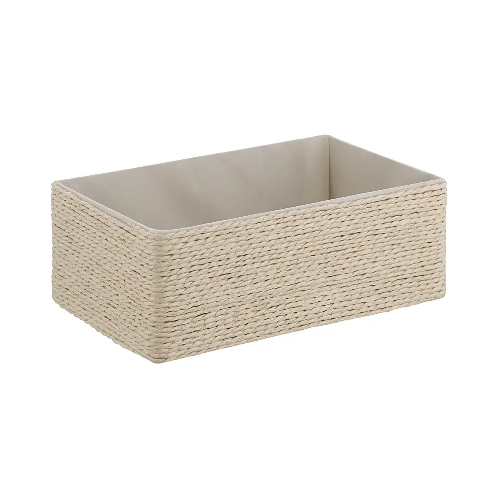 Фото Корзина Bergenson bjorn 26x10x16 см лен цвет светло-бежевый Фото Корзина Bergenson bjorn 26x10x16 см лен цвет светло-бежевый