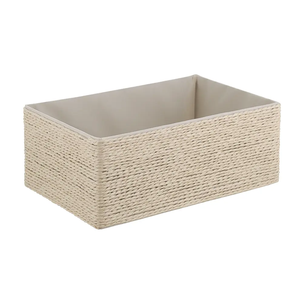 Фото Корзина Bergenson bjorn 30x12x20 см лен цвет светло-бежевый Фото Корзина Bergenson bjorn 30x12x20 см лен цвет светло-бежевый