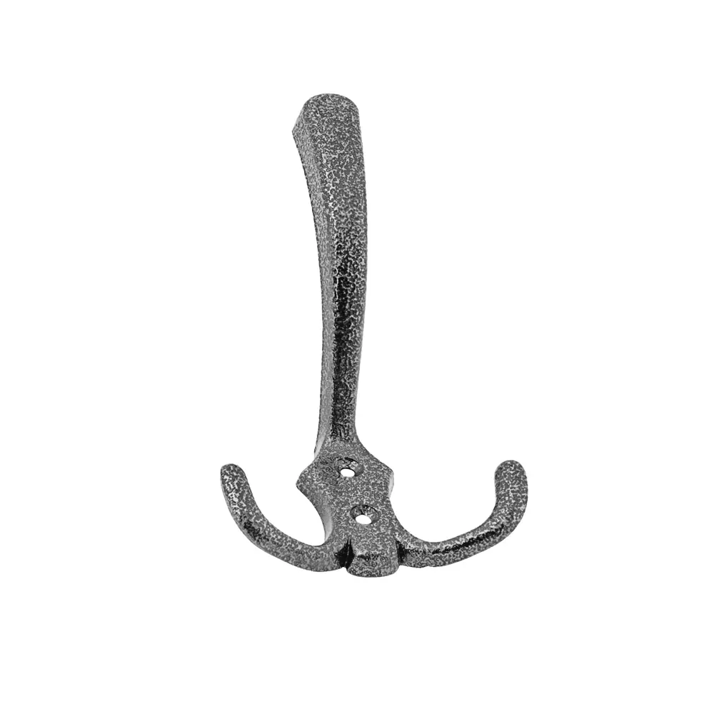 Фото Крючок для одежды Без Бренда ЦБ020760 2x3x1 см 3 крючка цвет серебристый Фото Крючок для одежды Без Бренда ЦБ020760 2x3x1 см 3 крючка цвет серебристый