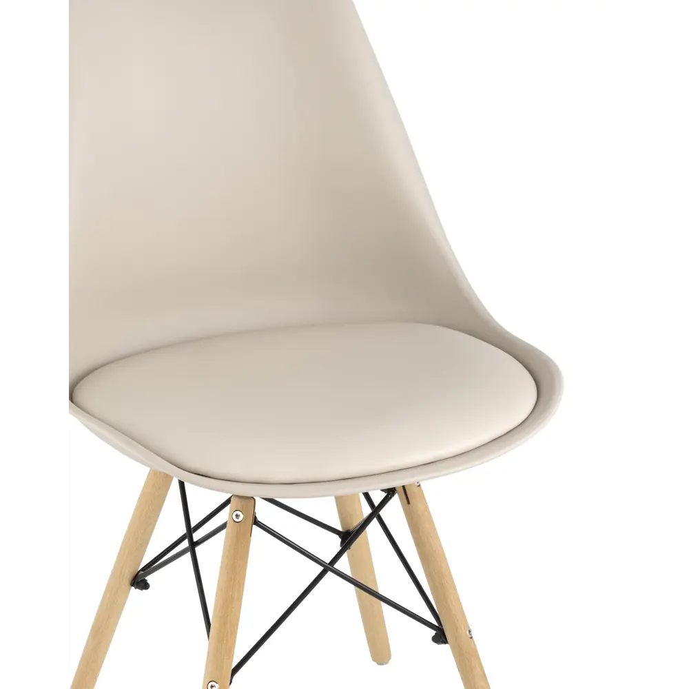 Фото 7 Стул кухонный Стул груп Y-804 beige 82x43x46 см экокожа цвет бежевый Фото 7 Стул кухонный Стул груп Y-804 beige 82x43x46 см экокожа цвет бежевый
