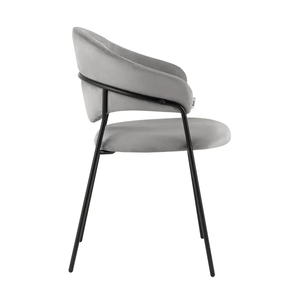 Фото 4 Стул кухонный Стул груп Алексис 82x56x49 см ткань цвет серый 2 шт