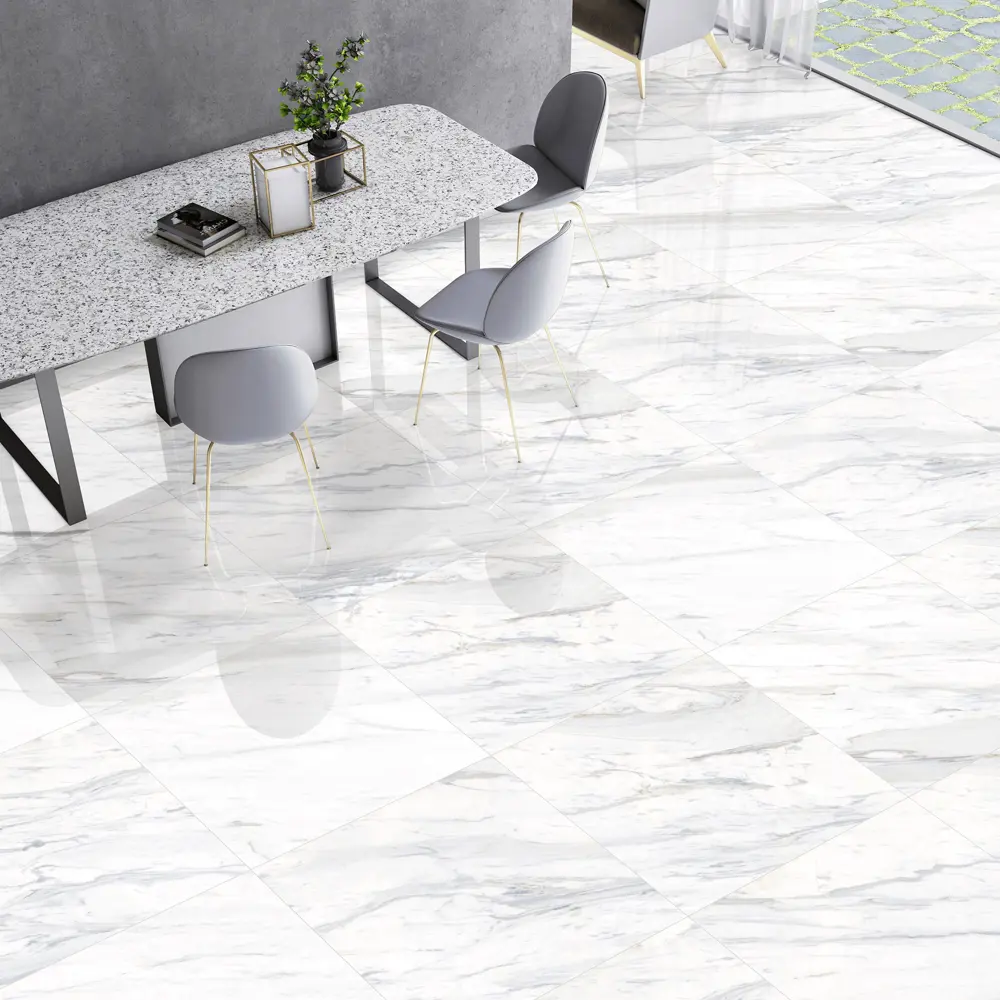 Фото 6 Керамогранит Global tile Calacatta Belgia_GT GT60606203PR 60x60см 1.44 м² цвет белый, цена за упаковку Фото 6 Керамогранит Global tile Calacatta Belgia_GT GT60606203PR 60x60см 1.44 м² цвет белый, цена за упаковку