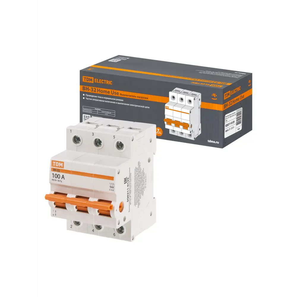 Фото Выключатель нагрузки Tdm electric ВН-32 3P C100 А SQ0211-0129 Фото Выключатель нагрузки Tdm electric ВН-32 3P C100 А SQ0211-0129