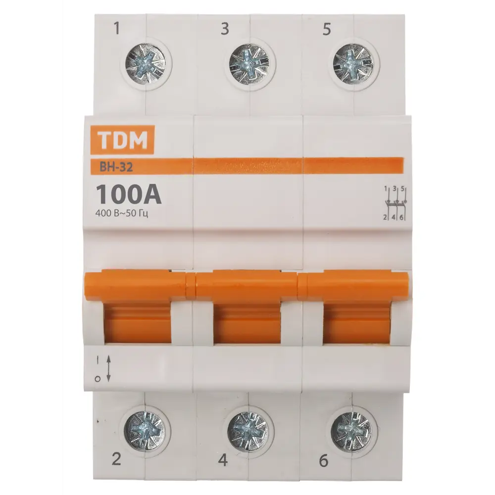 Фото 3 Выключатель нагрузки Tdm electric ВН-32 3P C100 А SQ0211-0129 Фото 3 Выключатель нагрузки Tdm electric ВН-32 3P C100 А SQ0211-0129