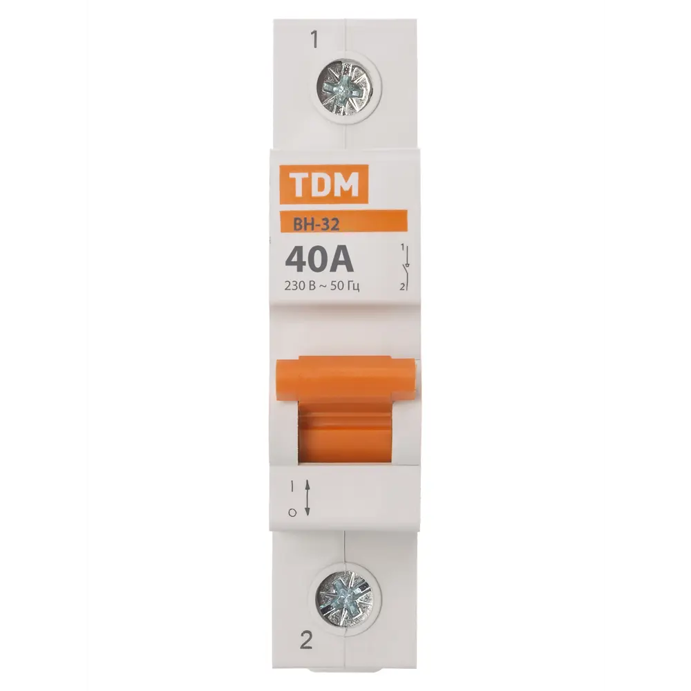 Фото 3 Выключатель нагрузки Tdm electric ВН-32 1P C40 А SQ0211-0105 Фото 3 Выключатель нагрузки Tdm electric ВН-32 1P C40 А SQ0211-0105