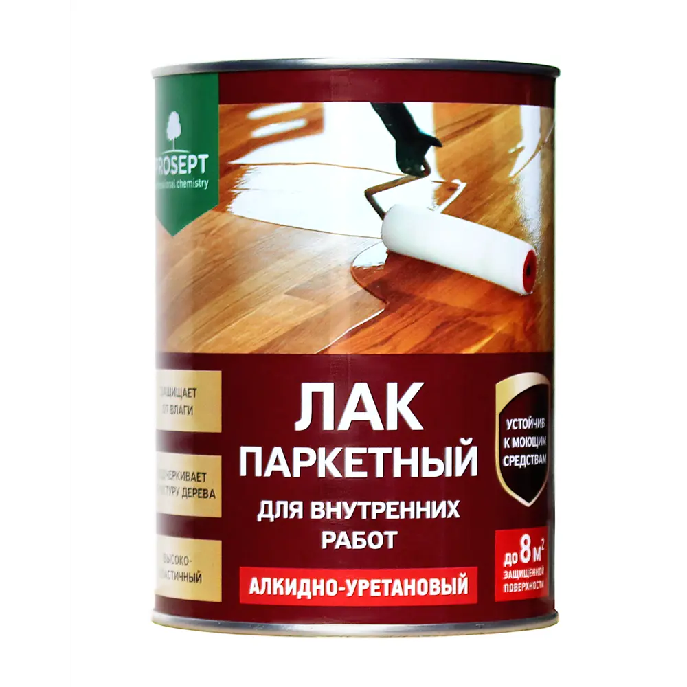 Фото 2 Лак паркетный PROSEPT 057-09 цвет бесцветный 0.90 л Фото 2 Лак паркетный PROSEPT 057-09 цвет бесцветный 0.90 л