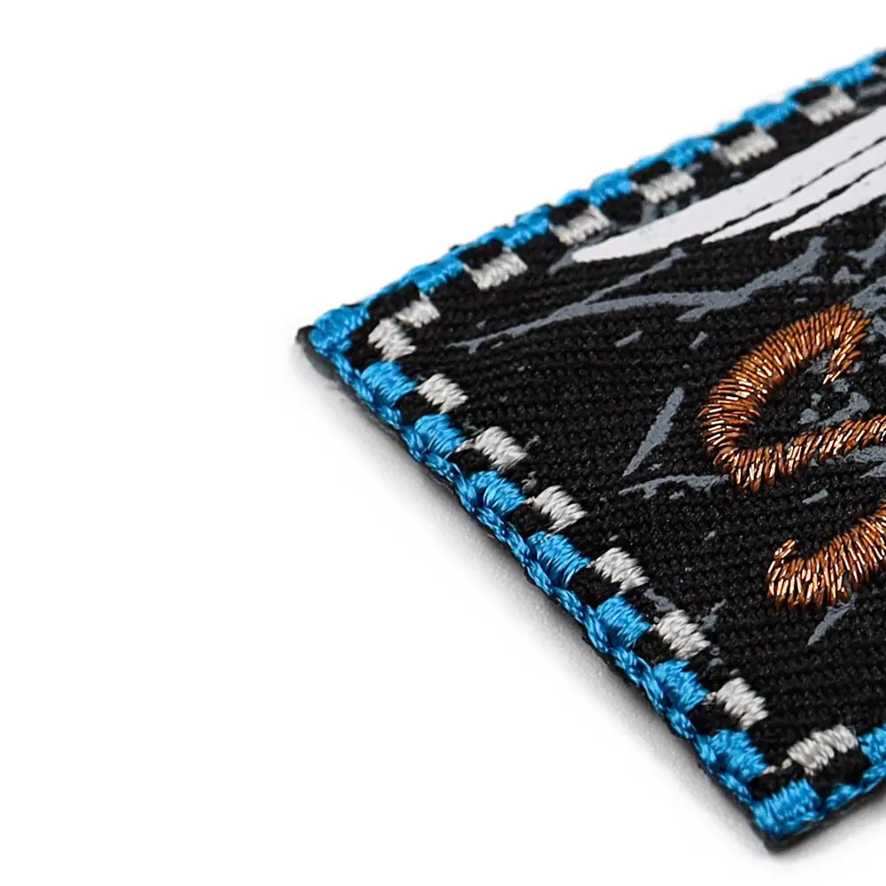 Фото 3 Термоаппликация заплатка ярлык SPEED черный/серый/синий цвет