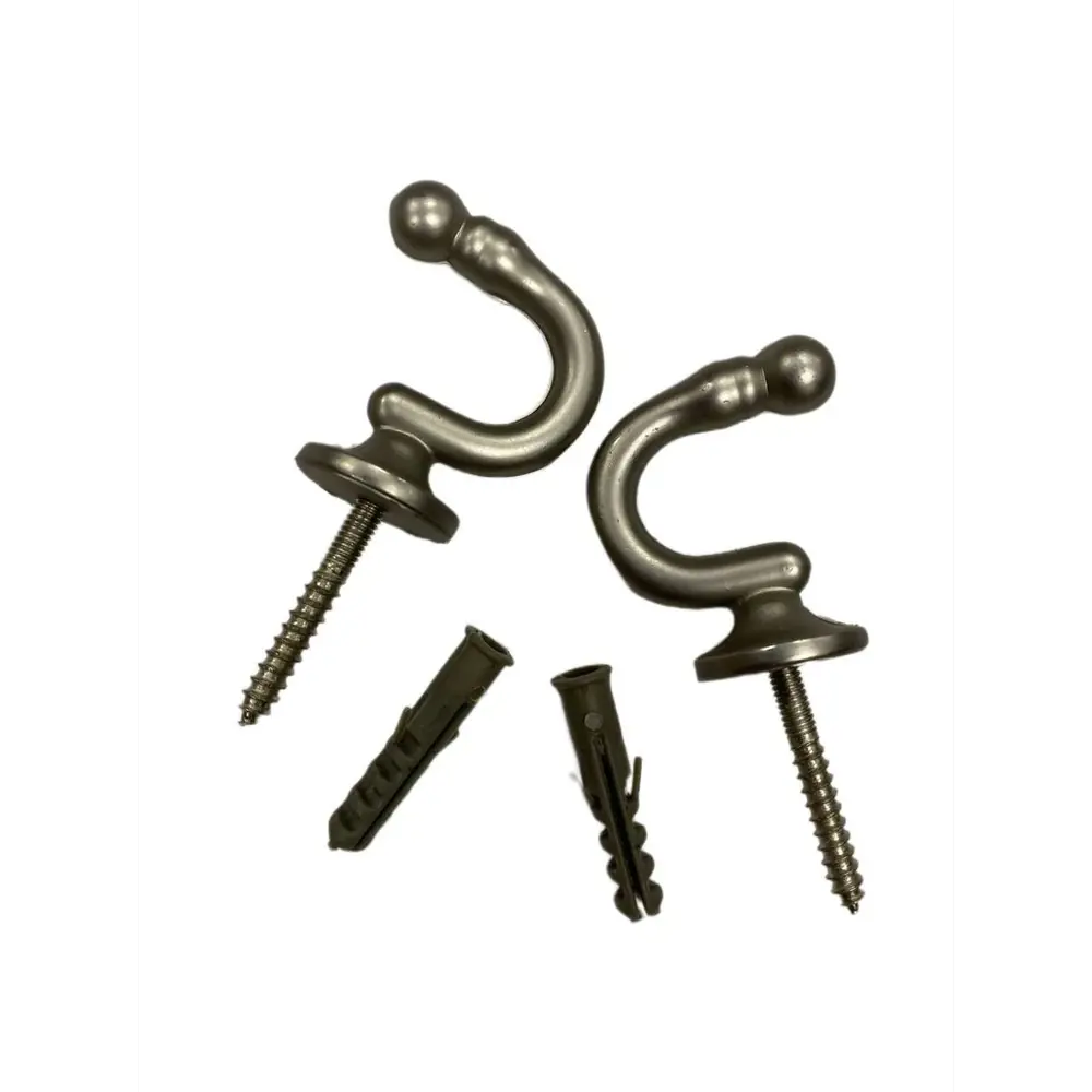 Фото 3 Комплект подхват Канвас - 2 шт крючок винтовой - 2 шт синий Фото 3 Комплект подхват Канвас - 2 шт крючок винтовой - 2 шт синий