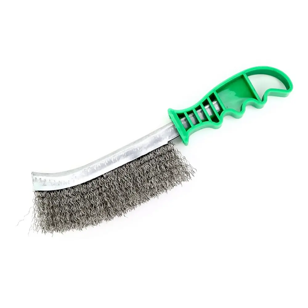 Фото Щетка ручная Eurobrush 13-041 ворс нержавеющая сталь 260 мм Фото Щетка ручная Eurobrush 13-041 ворс нержавеющая сталь 260 мм