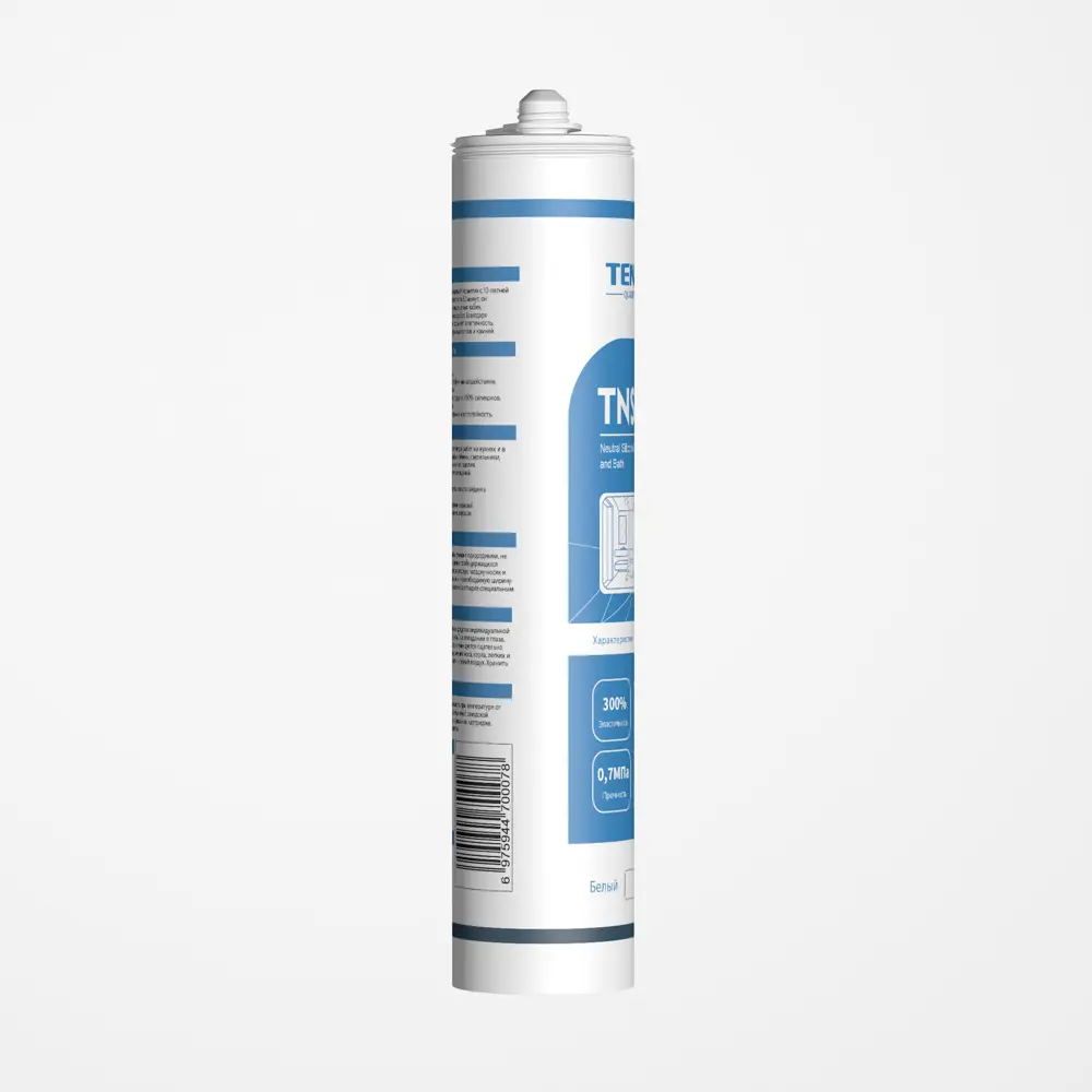 Фото Герметик силиконовый нейтральный Tengyu TNS 753 прозрачный 310мл Фото Герметик силиконовый нейтральный Tengyu TNS 753 прозрачный 310мл