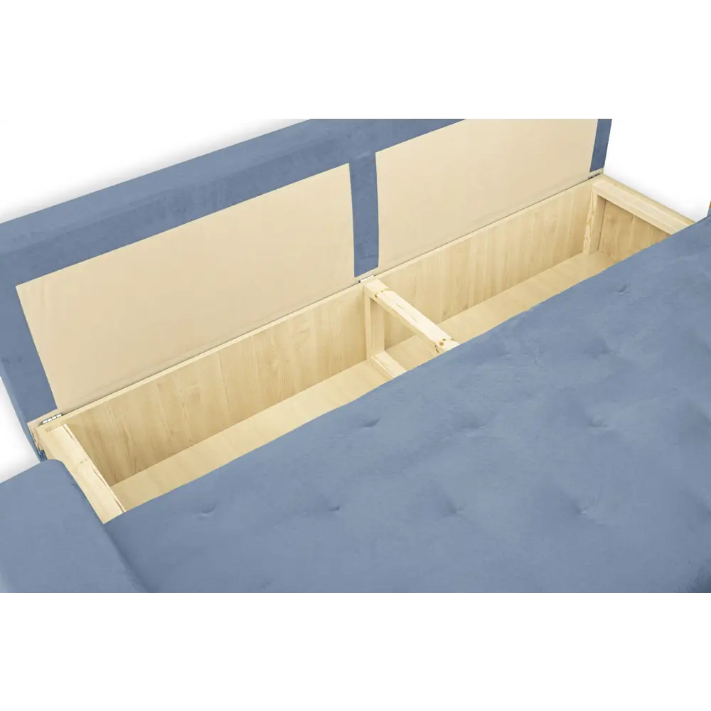 Фото 12 Диван Ramart design Хэппи 134755 238x85x100 см велюр цвет светло-голубой Фото 12 Диван Ramart design Хэппи 134755 238x85x100 см велюр цвет светло-голубой