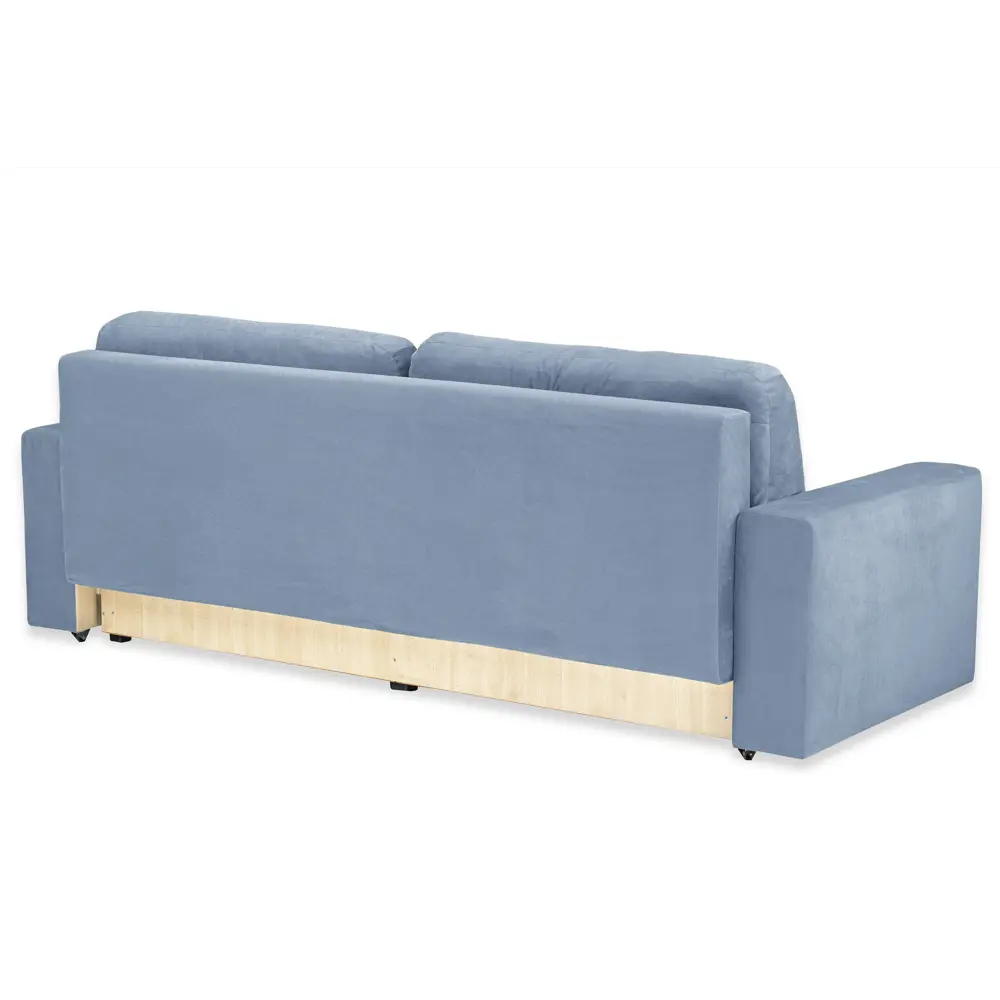 Фото 5 Диван Ramart design Хэппи 134755 238x85x100 см велюр цвет светло-голубой Фото 5 Диван Ramart design Хэппи 134755 238x85x100 см велюр цвет светло-голубой