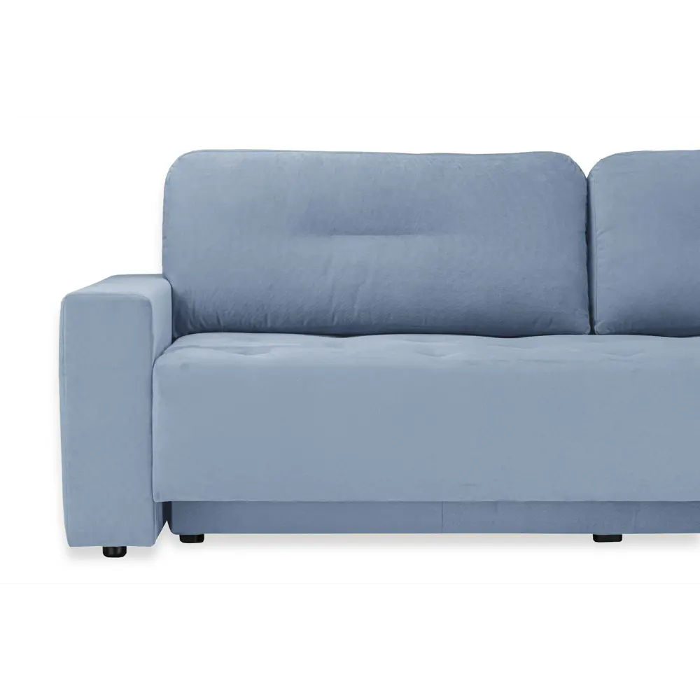 Фото 7 Диван Ramart design Хэппи 134755 238x85x100 см велюр цвет светло-голубой Фото 7 Диван Ramart design Хэппи 134755 238x85x100 см велюр цвет светло-голубой