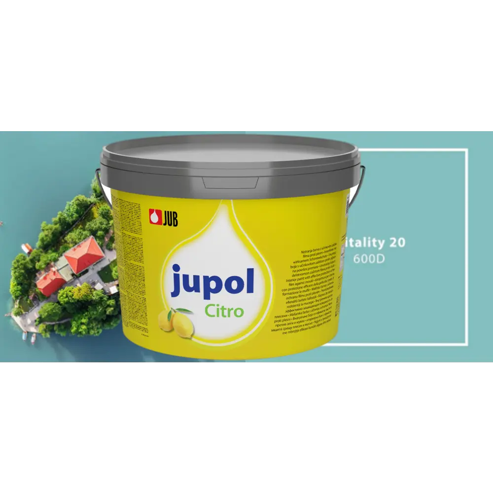 Фото Интерьерная краска Jub Jupol Citro с защитой от плесени база А цвет синий 600D 5 л Фото Интерьерная краска Jub Jupol Citro с защитой от плесени база А цвет синий 600D 5 л