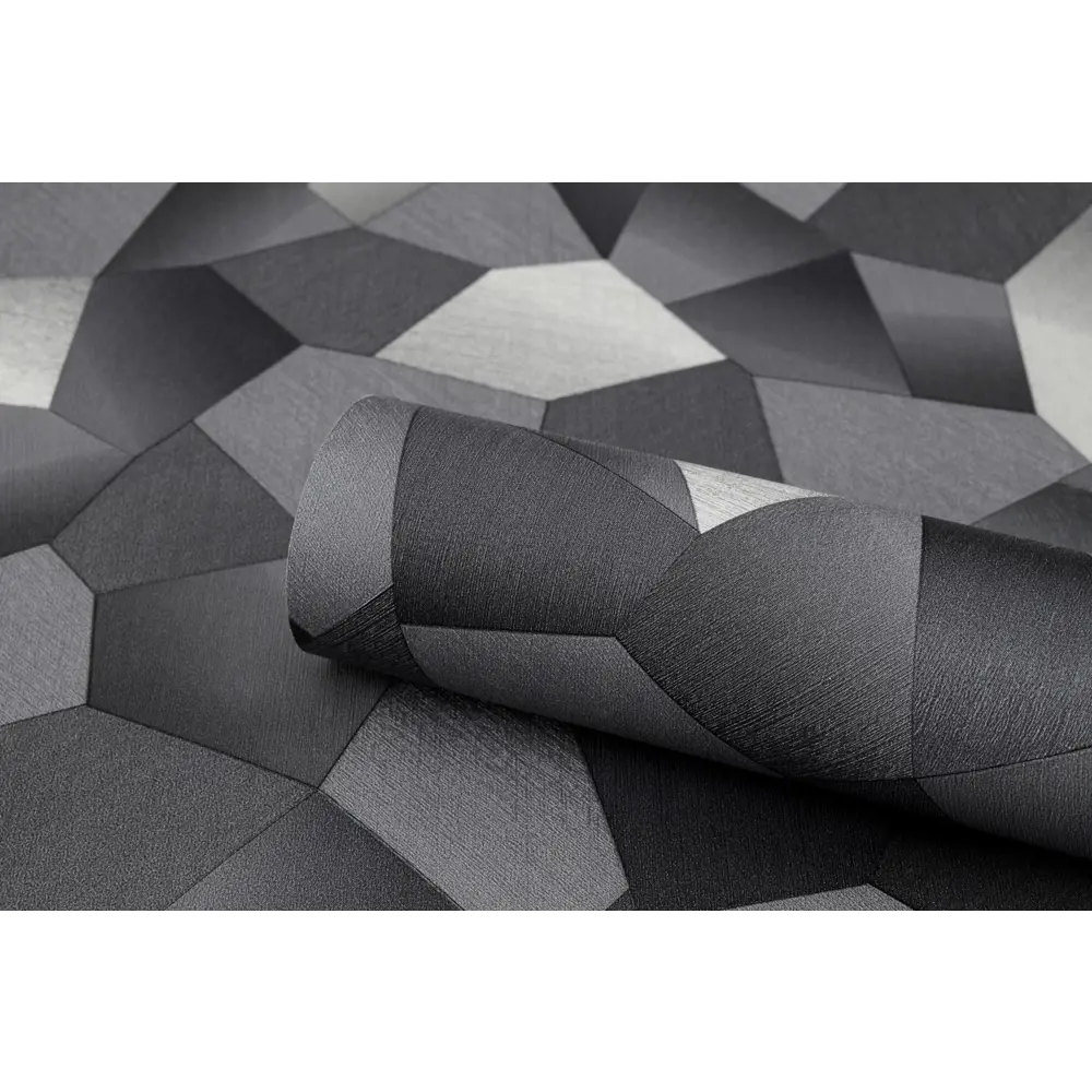 Фото 2 Обои флизелиновые Erismann Profi Deco Kaleidoscope 1.06 м черные 60312-05 Фото 2 Обои флизелиновые Erismann Profi Deco Kaleidoscope 1.06 м черные 60312-05