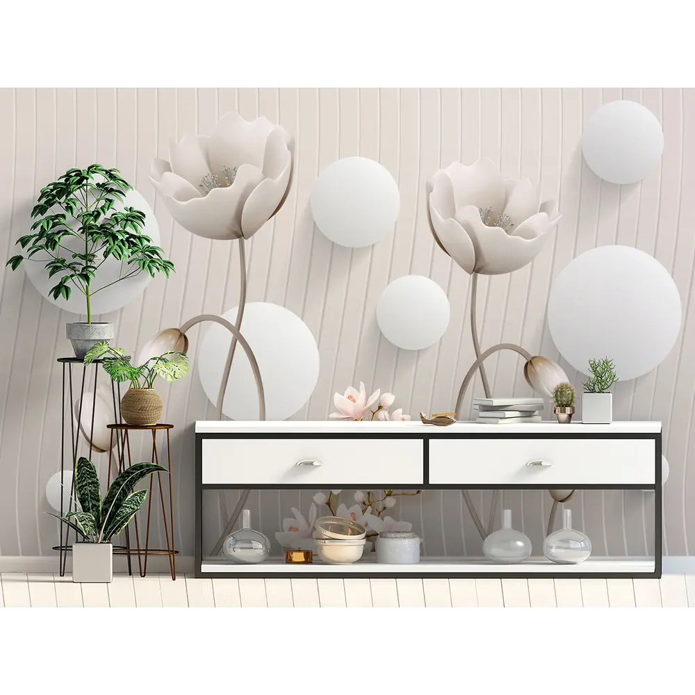 Фото 9 Фотообои флизелиновые Luxury walls 400x270 см Абстракция Цветы Фото 9 Фотообои флизелиновые Luxury walls 400x270 см Абстракция Цветы