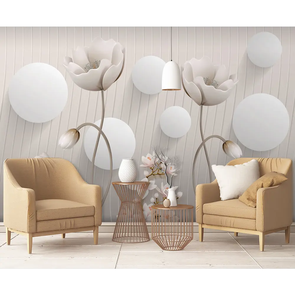 Фото 4 Фотообои флизелиновые Luxury walls 400x270 см Абстракция Цветы Фото 4 Фотообои флизелиновые Luxury walls 400x270 см Абстракция Цветы