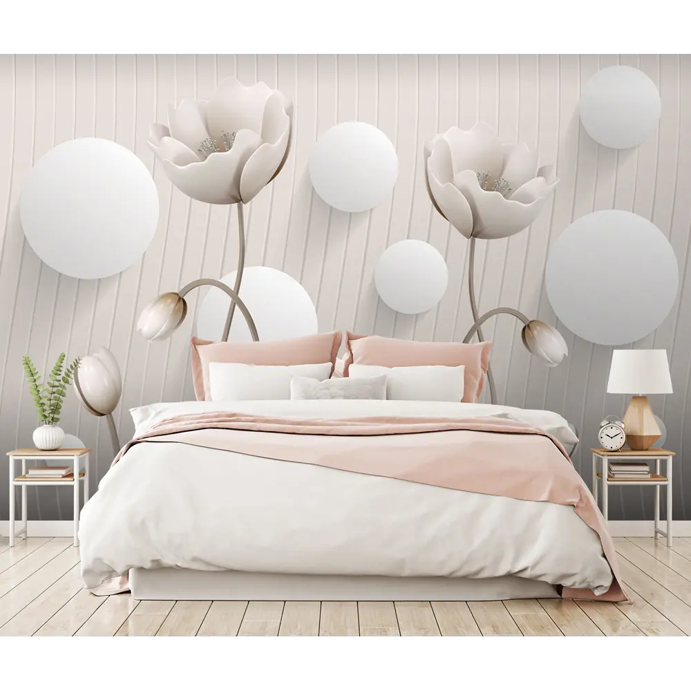 Фото 2 Фотообои флизелиновые Luxury walls 400x270 см Абстракция Цветы Фото 2 Фотообои флизелиновые Luxury walls 400x270 см Абстракция Цветы