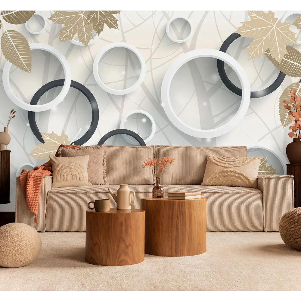 Фото 9 Фотообои флизелиновые Luxury walls 400x270 см Круги AM13404-4 Фото 9 Фотообои флизелиновые Luxury walls 400x270 см Круги AM13404-4