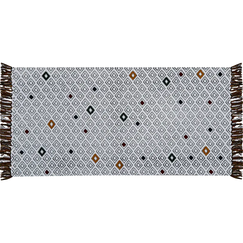 Фото Коврик Inspire декоративный хлопок PRATO 70x200 см цвет разноцветный Фото Коврик Inspire декоративный хлопок PRATO 70x200 см цвет разноцветный