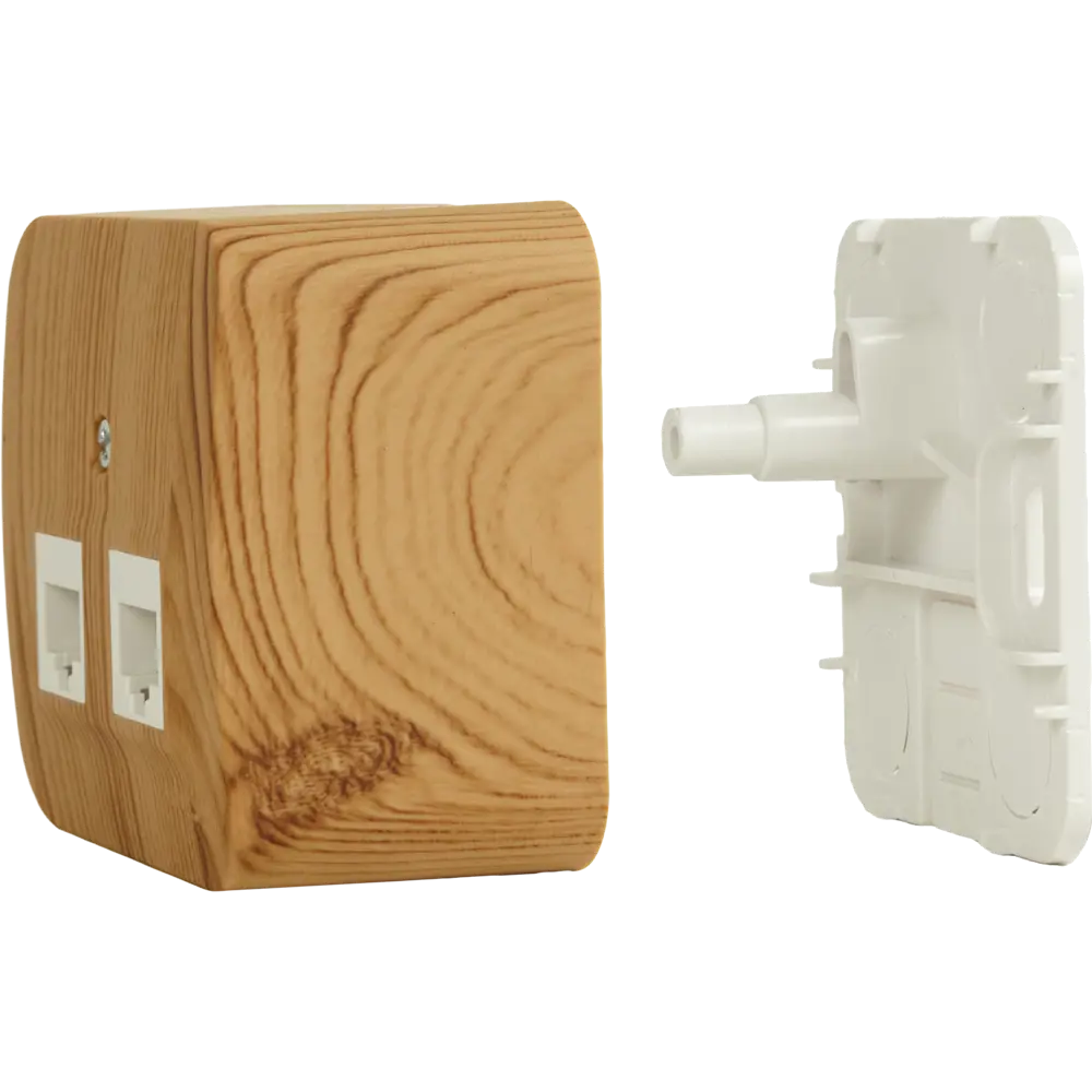 Фото 5 Розетка компьютерная двойная накладная Schneider Electric Blanca RJ45 UTP cat 5e без заземления цвет ясень Фото 5 Розетка компьютерная двойная накладная Schneider Electric Blanca RJ45 UTP cat 5e без заземления цвет ясень