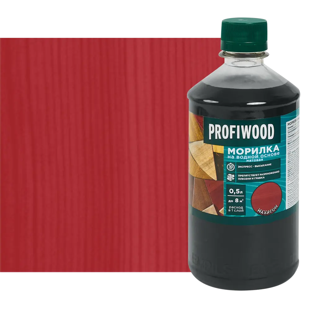 Фото Морилка Profiwood матовая махагон 0.5 кг