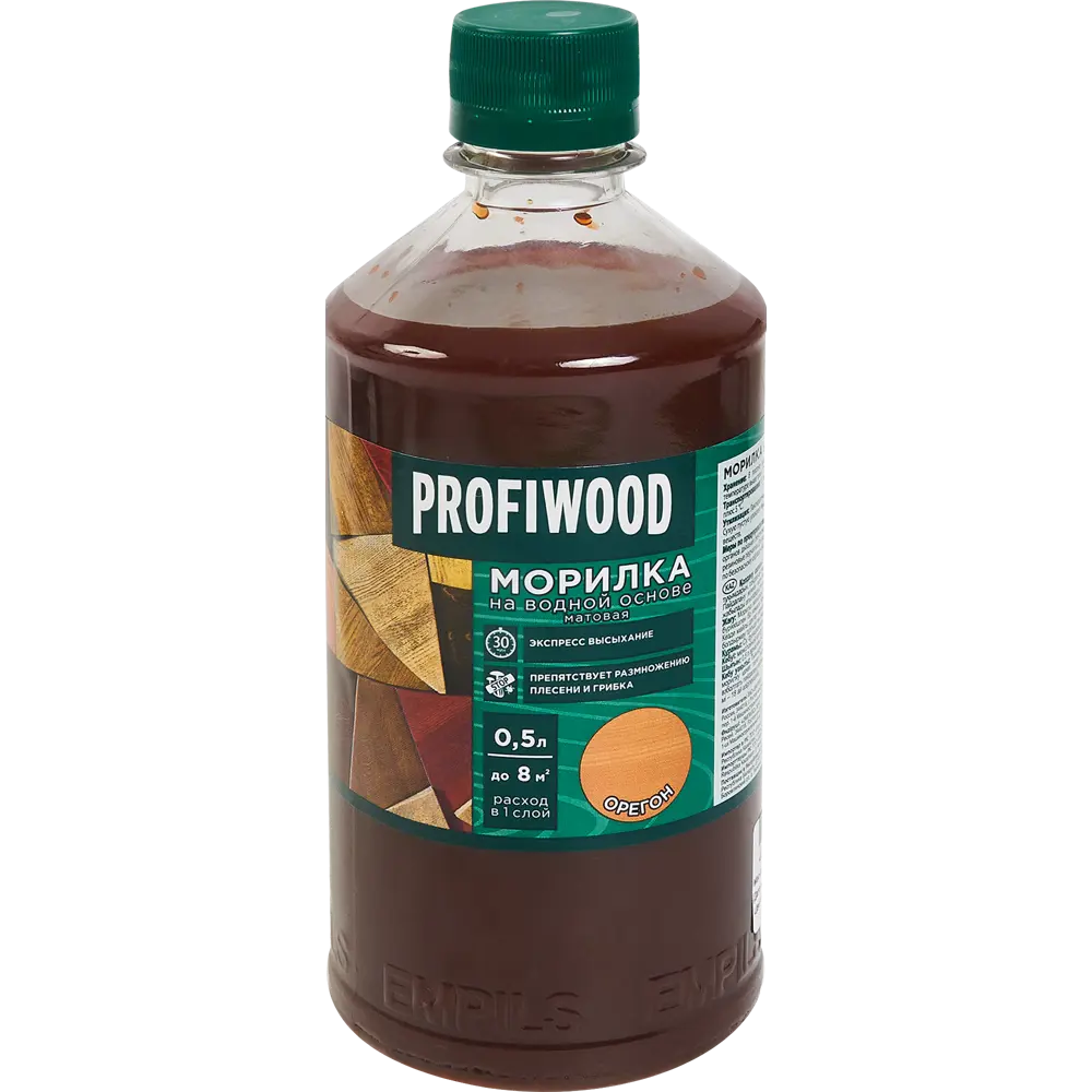 Фото 2 Морилка Profiwood матовая орегон 0.5 кг Фото 2 Морилка Profiwood матовая орегон 0.5 кг