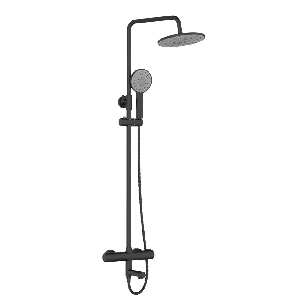 Фото 5 Душевая стойка Agger Thermo LMA2461144 1 режимная цвет черный