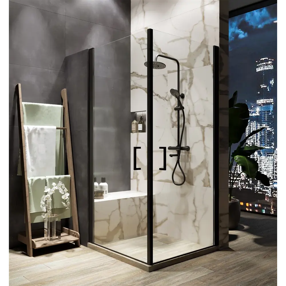 Фото 9 Душевая стойка Agger Thermo LMA2461144 1 режимная цвет черный