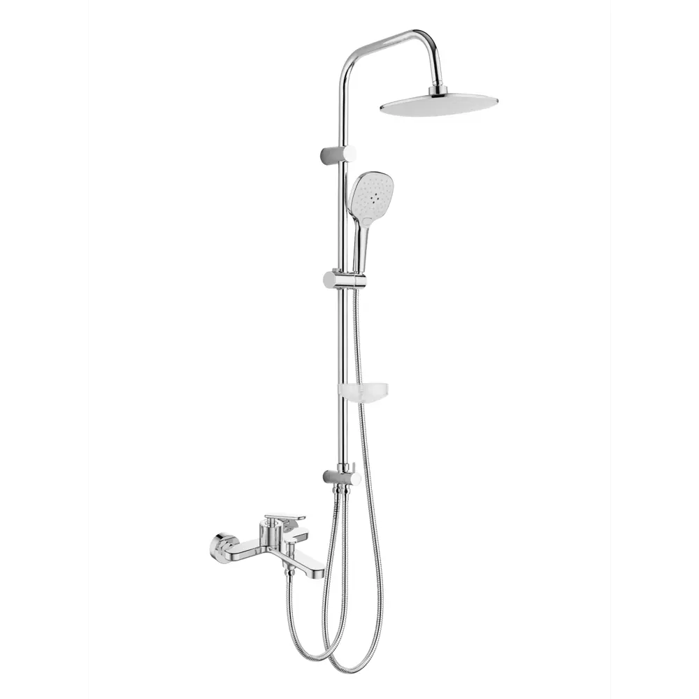 Фото 5 Душевая стойка Agger Beauty LMA2695000 1 режимная цвет хром Фото 5 Душевая стойка Agger Beauty LMA2695000 1 режимная цвет хром